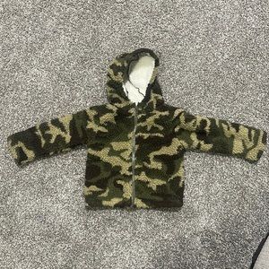 Baby boy Camo Sherpa Lined Jacket